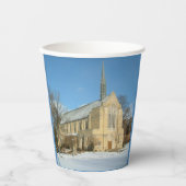 ハーバーズチャペルで冬にグローブシティカレッジ 紙コップ (正面)