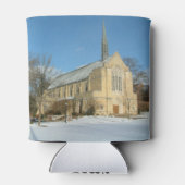 ハーバーズチャペルで冬にグローブシティカレッジ 缶クーラー (裏面)