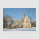 ハーバーズチャペルで冬にグローブシティカレッジ 薄葉紙 (正面)