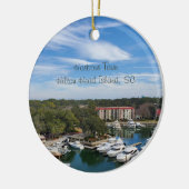 ハーバータウンヒルトンヘッドアイランドサウスカロライナ セラミックオーナメント (左)