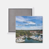 ハーバータウンヒルトンヘッドアイランドサウスカロライナ マグネット (正面/裏面)