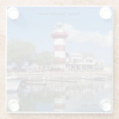 ハーバータウンライトハウスガラスコースター ガラスコースター (裏面)