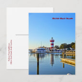 ハーバータウンライトハウスヒルトンヘッドアイランドSC ポストカード (正面/裏面)