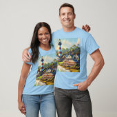 ハーバータウン灯台サウスカロライナ州 Tシャツ (ユニセックス)