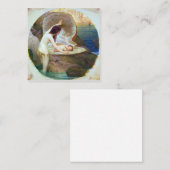 ハーバート・ジェームス・ドレーパー – アウォーターベビー1900 スクエア名刺 (正面/裏面)