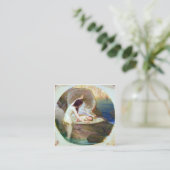 ハーバート・ジェームス・ドレーパー – アウォーターベビー1900 スクエア名刺 (スタンド正面)