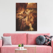 ハーバート・ドレイパー – イカロスの嘆き キャンバスプリント (インサイチュ (リビング))