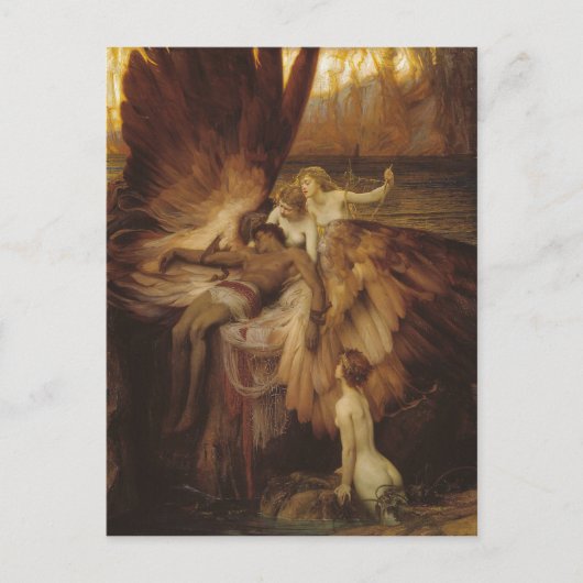 ハーバート・ドレイパー – イカロスへの嘆き ポストカード (正面)