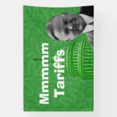 ハーバート・フーバー大統領の関税 横断幕 (縦)