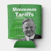 ハーバート・フーヴァー大統領の関税 缶クーラー (裏面)