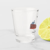 ハーバート・C・ジャクソンがグラスを撃った ショットグラス (左)