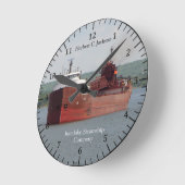 ハーバート・C・ジャクソン時計 ラウンド壁時計 (傾斜)