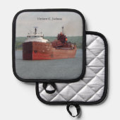 ハーバートC.ジャクソンポットホルダー 鍋敷き (正面/裏面)