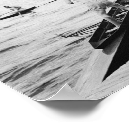 ハーバード大学ローイングクルーチーム写真 ポスター (角)