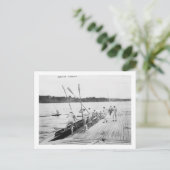 ハーバード大学ローイングクルーチーム写真 ポストカード (スタンド正面)