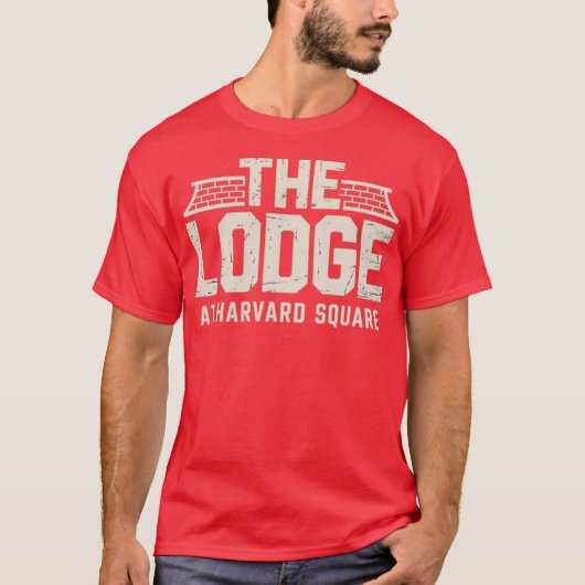 ハーバード・スクエア・レトロのロッジ Tシャツ (正面)