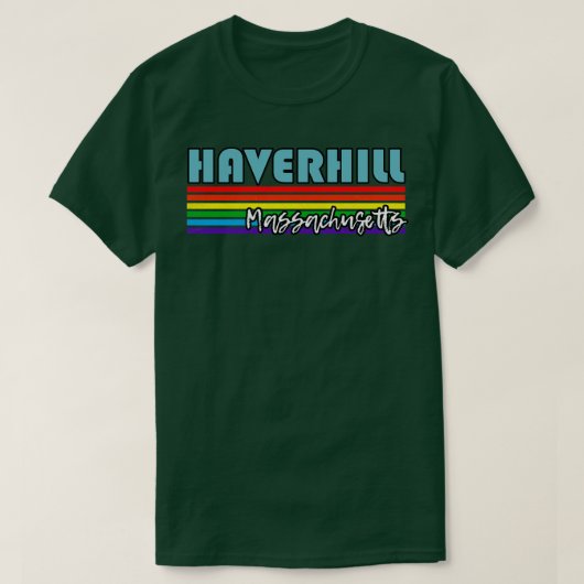 ハーバーヒルマサチューセッツプライドハーバーヒルLGBTギフト Tシャツ (デザイン正面)