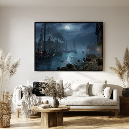 ハーバービクトリアンバイナイト：魚釣り村 ポスター