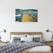 ハーバービューfromイーストサイドオブヨットクラブ キャンバスプリント (インサイチュ (寝室))