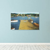 ハーバービューfromイーストサイドオブヨットクラブ キャンバスプリント (インサイチュ (ウッドフロア))