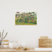 ハーバービレッジミュージアムマップのポスター ポスター (キッチン)