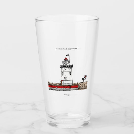 ハーバービーチライトハウスガラス タンブラーグラス (正面)