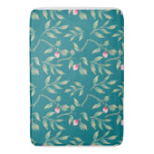 ハーバーブルーフローラバスマット バスマット (正面縦)