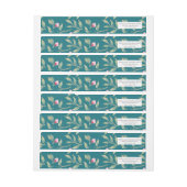 ハーバーブルー住所 シール ラップアラウンドラベル (シート)