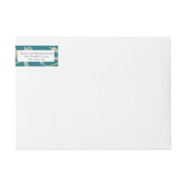 ハーバーブルー住所 シール ラップアラウンドラベル