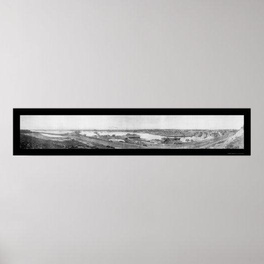 ハーバープロビデンスRI写真1910 ポスター (正面)