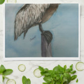 ハーバーペリカンハンドタオル キッチンタオル (折り畳み)