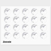 ハーバーポルポワーズインスウィッシュスケッチスタイル ラウンドシール (シート)