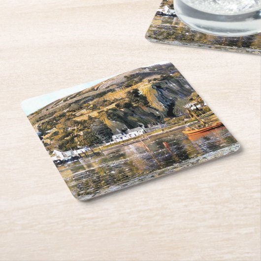 ハーバーマス・ウェールズ スクエアペーパーコースター (アングル)