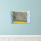 ハーバー伝統的アート キャンバスプリント (インサイチュ (ウッドフロア))