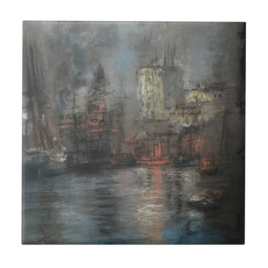 ハーバー忙し（Glenn Cooper Henshaw著） タイル (正面)