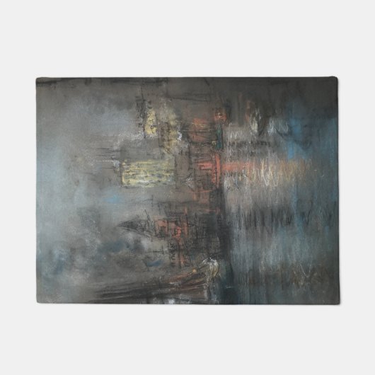 ハーバー忙し（Glenn Cooper Henshaw著） ドアマット (正面)