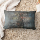 ハーバー忙し(Glenn Cooper Henshaw著) ランバークッション (ブランケット)