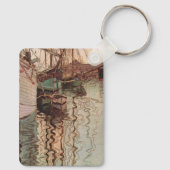 ハーバー・オブ・トリエステbyイーゴン・シエヴィンテージ・アート キーホルダー (裏面)