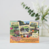 ハーバー・ビレッジ・ミュージアムのモノクロ写真のポストカード ポストカード (スタンド正面)