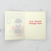 ハーパーのクリスマスフォールディング カード (内部)