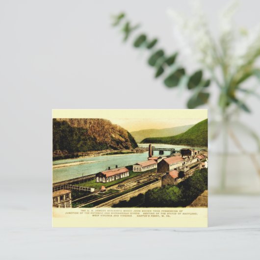 ハーパーズフェリーアームリーヴィンテージ再生はがき ポストカード (スタンド正面)