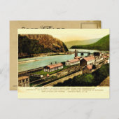 ハーパーズフェリーアームリーヴィンテージ再生はがき ポストカード (正面/裏面)