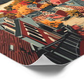 ハーパーズフェリーウェストバージニアトラベルアートヴィンテージ ポスター (角)