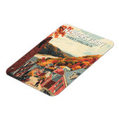 ハーパーズフェリーウェストバージニアトラベルアートヴィンテージ マグネット (左側)