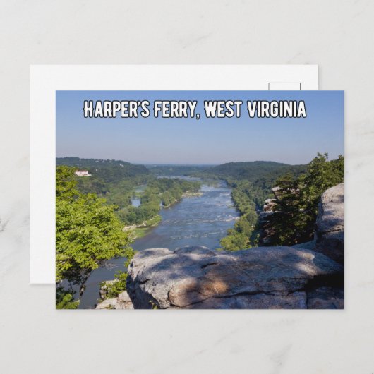 ハーパーズフェリー西バージニアポストカード ポストカード (正面/裏面)