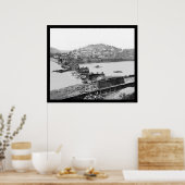 ハーパーズフェリー、WV鉄道橋遺跡1862 ポスター (キッチン)