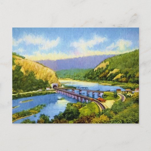ハーパーズフェリー， WV ポストカード (正面)
