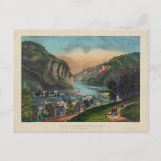 ハーパーズフェリーJefferson County West Virginia 1859 ポストカード