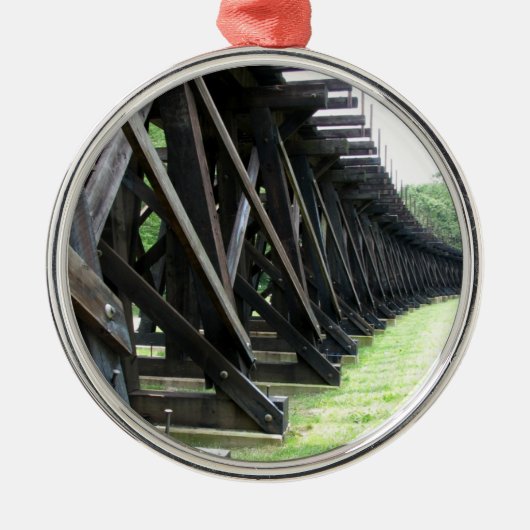 ハーパーズフェリーWV上げ鉄道オーナメント メタルオーナメント (正面)