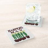 ハーパー1899年エドワード・ペンフィールド・ダッフォジル ガラスコースター (アングル)